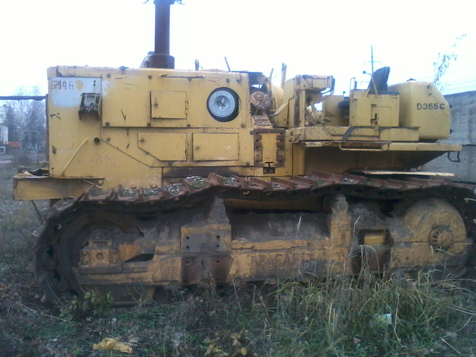 Трубоукладчик komatsu d355c фото